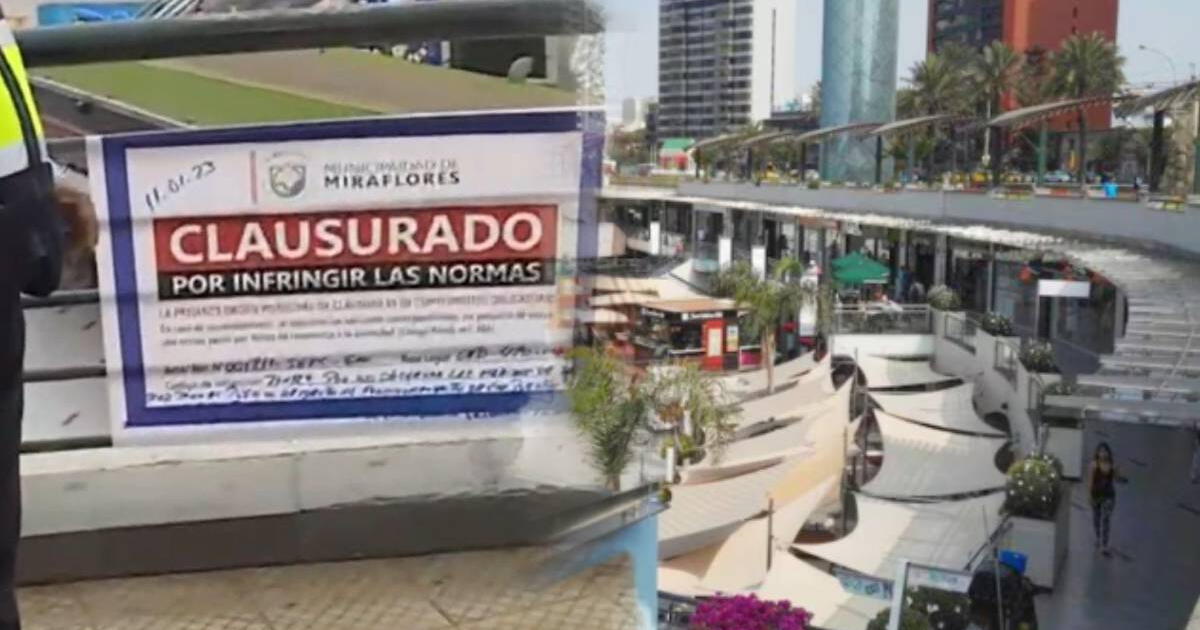 Larcomar clausurado: Municipalidad de Miraflores registró detección de deficiencias en establecimiento