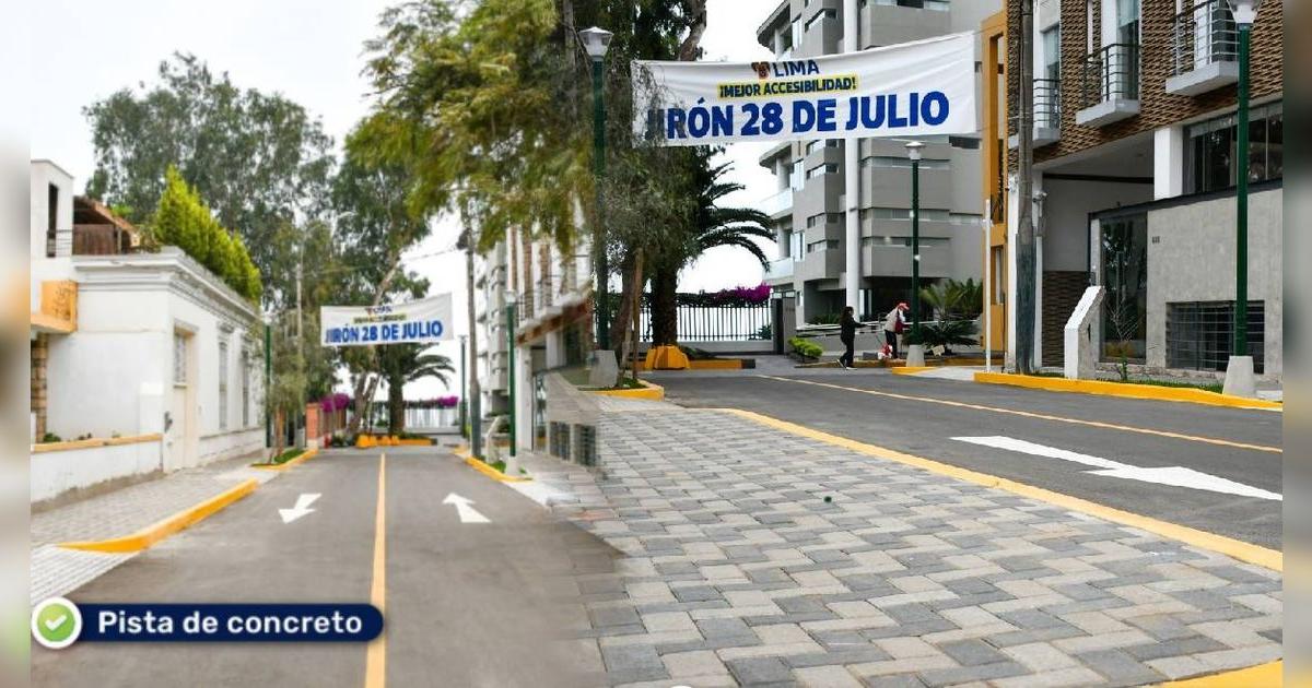 Municipalidad de Barranco anuncia renovación de pistas y veredas en importante zona del distrito