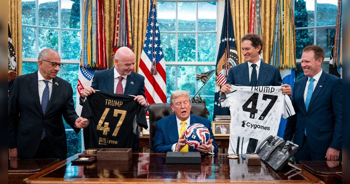 Donald Trump hizo pasar un incómodo momento al plantel de la Juventus por controversial frase de mujeres en el fútbol