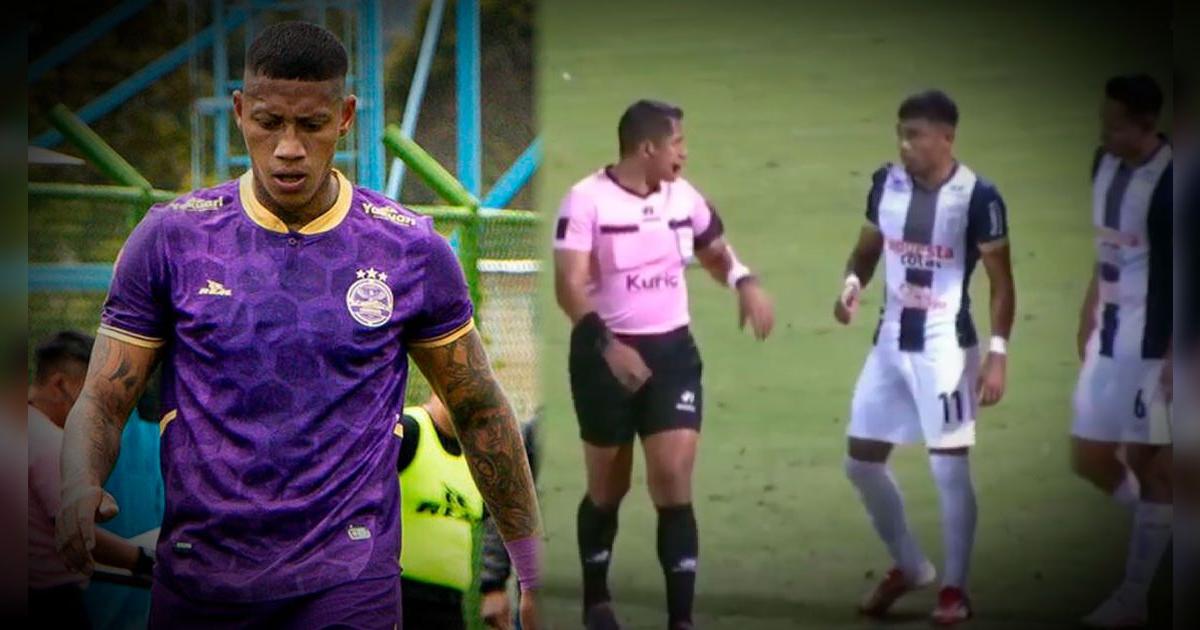 Figura de Comerciantes no calló y explotó contra el arbitraje ante Alianza Lima: 