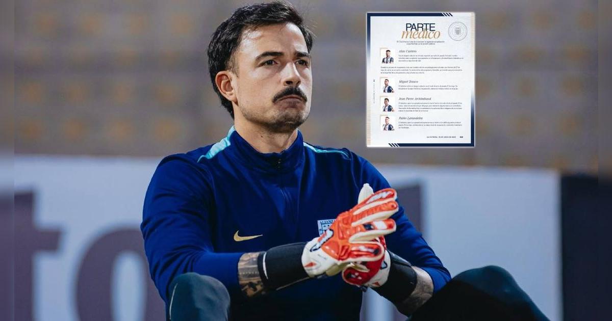 ¡Lo último! Alianza hizo oficial parte médico con 4 lesionados y reveló el estado de Cantero