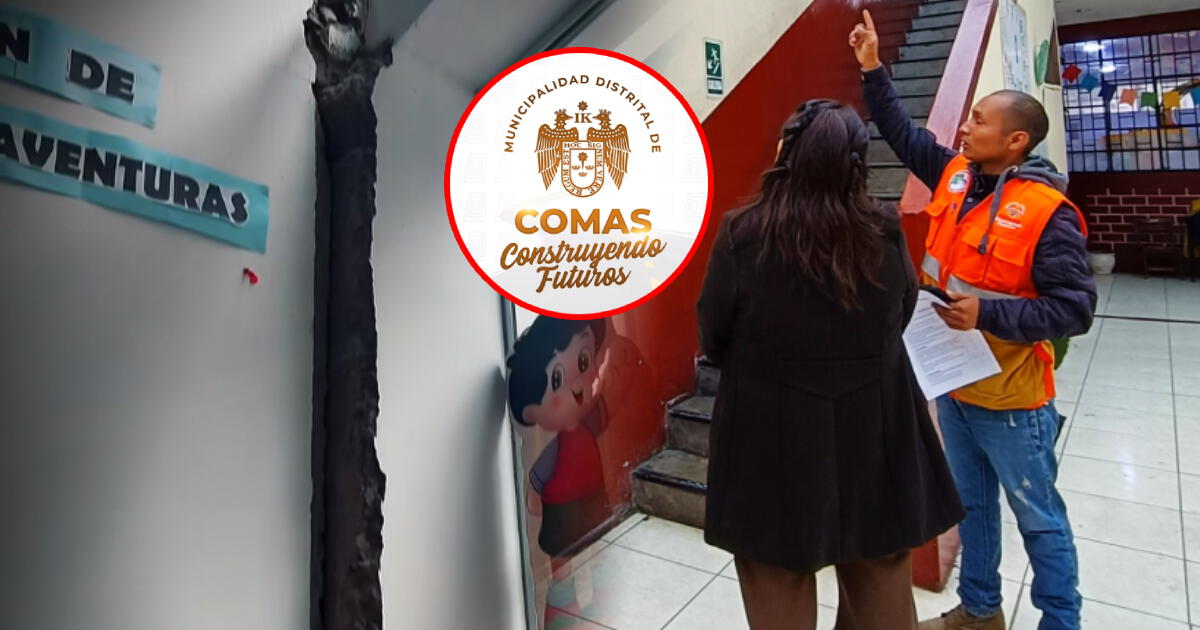 ¡Atención vecinos de Comas! Municipalidad declaró inhabitable importante colegio del distrito