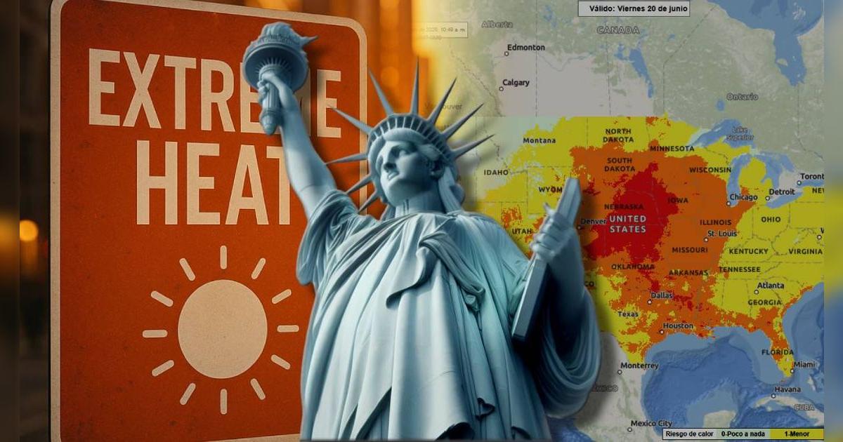 Riesgo de calor extremo confirmado: mapa interactivo de las ciudades más expuestas a temperaturas récord en EE. UU.