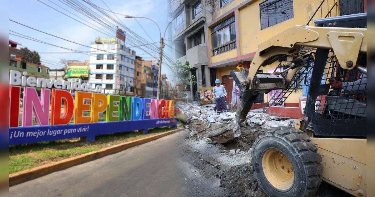 Municipalidad de Independencia dio una excelente noticia a los vecinos: comenzó la remodelación de importante avenida