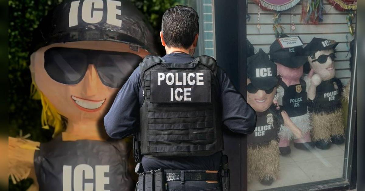 NO LE GUSTARÁ a Donald Trump: negocio latino lanza PIÑATAS de agentes de ICE como respuesta a redadas