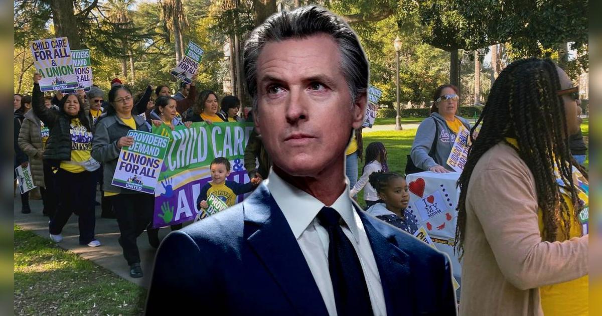 Cuidadoras infantiles en California presionan a Gavin Newsom por salario digno: 