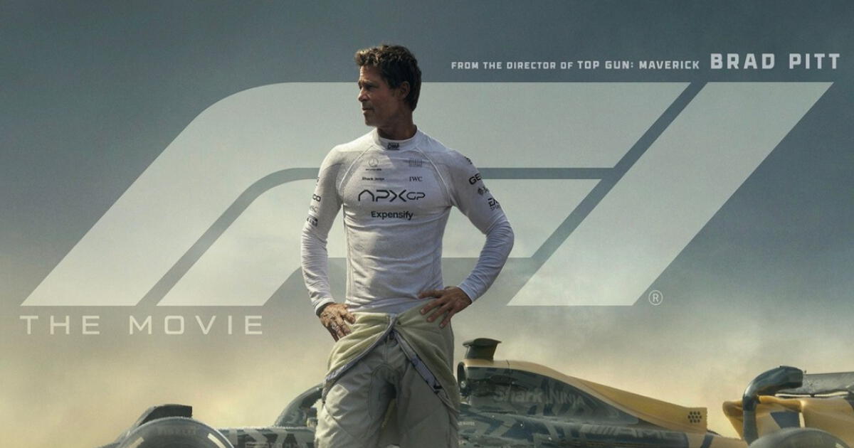'F1': fecha de estreno y dónde VER la última película de Brad PItt