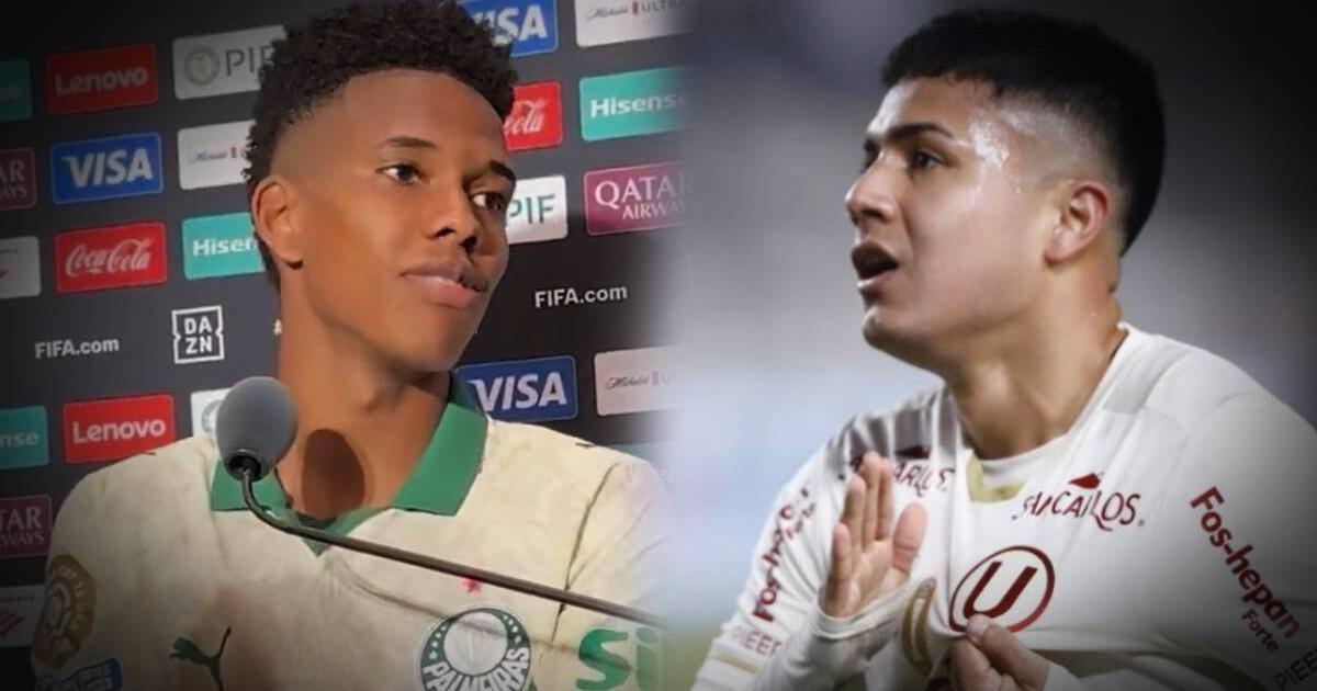 Estevao, figura de Palmeiras, dio firme comentario sobre el duelo ante Universitario: 