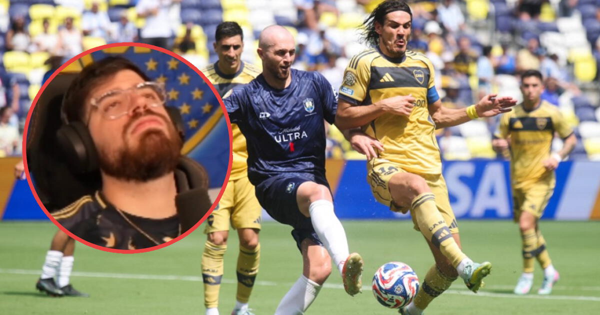 La desoladora reacción de La Cobra tras eliminación de Boca en el Mundial de Clubes: 