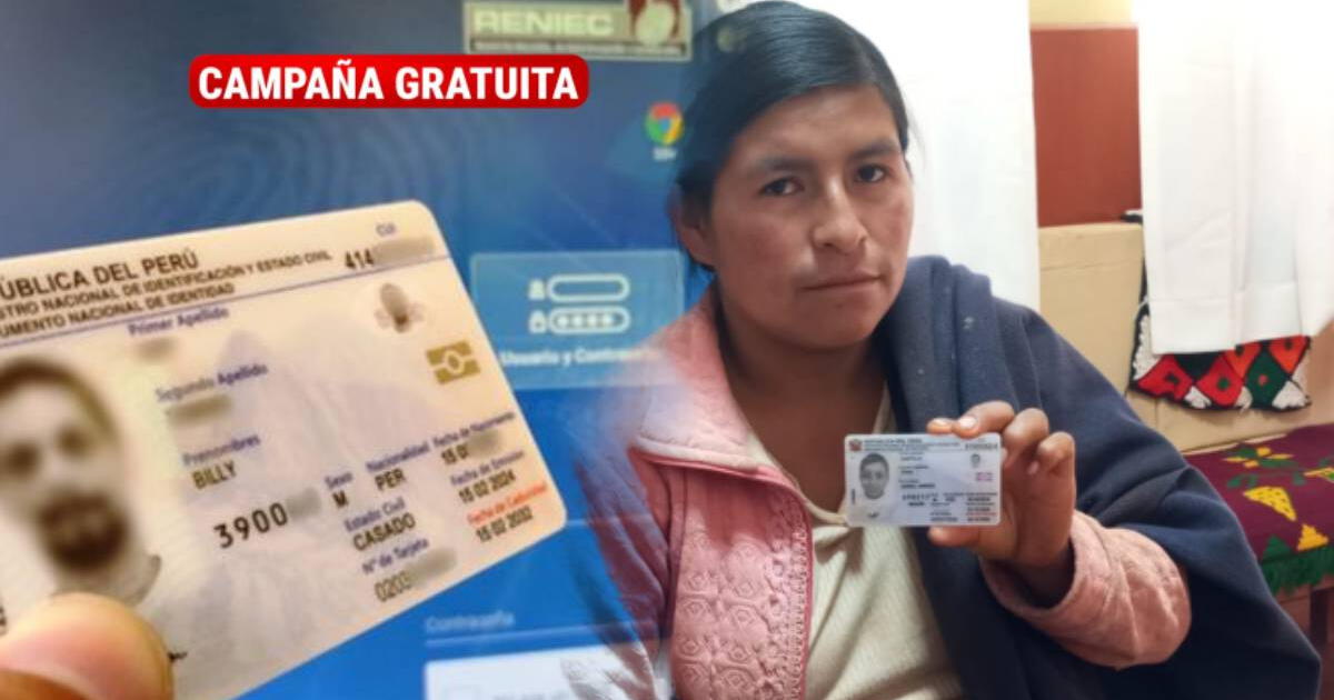 RENIEC ofrecerá DNI gratis este 5 de julio a ciudadanos de este distrito: requisitos y servicios que se ofrecerán