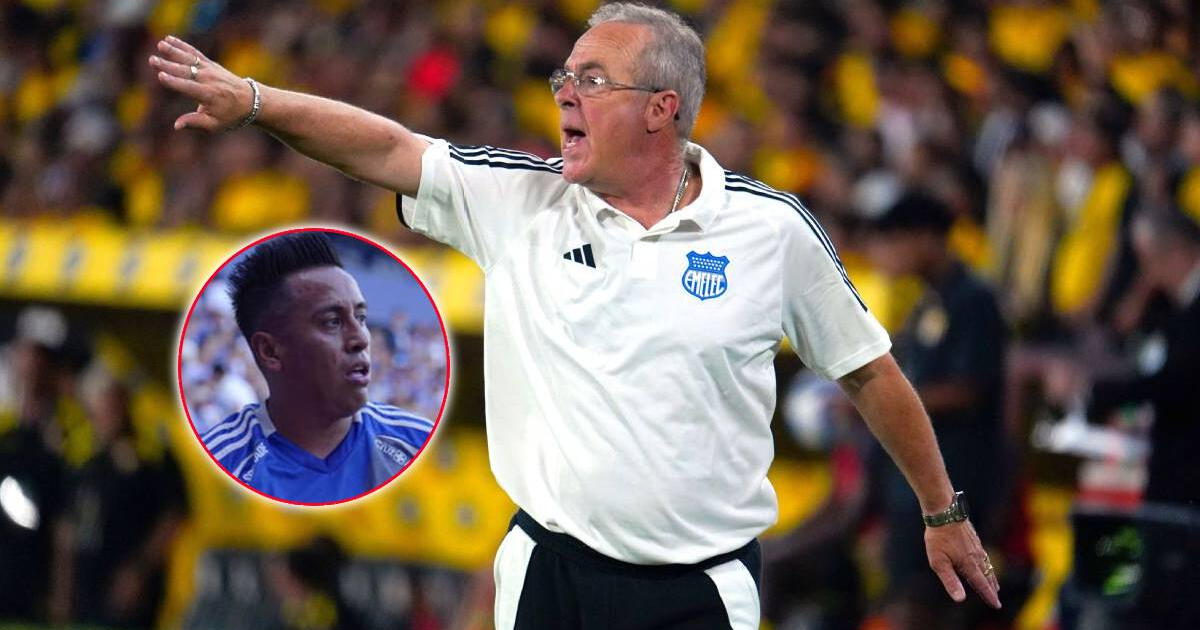 DT de Emelec estalla contra Christian Cueva y sus jugadores: 