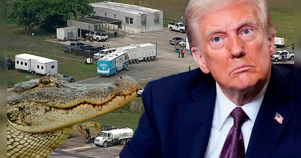 Atención, inmigrantes: Trump da visto bueno al 'Alligator Alcatraz', atroz prisión rodeada de cocodrilos