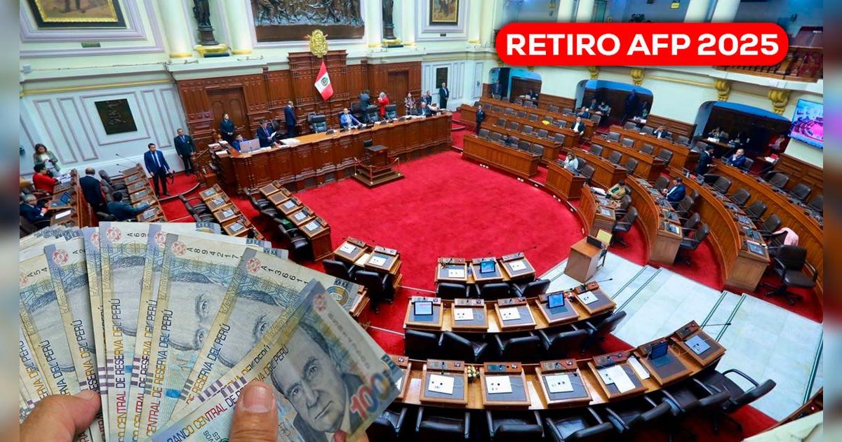 Buenas noticias para afiliados a las AFP: se confirma fecha en la que se retomará el debate de retiro 2025