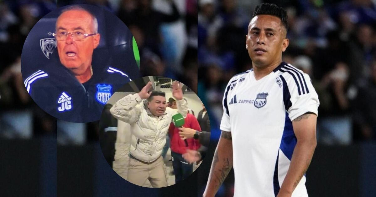 Hincha explota contra DT de Emelec por culpa de Christian Cueva: 