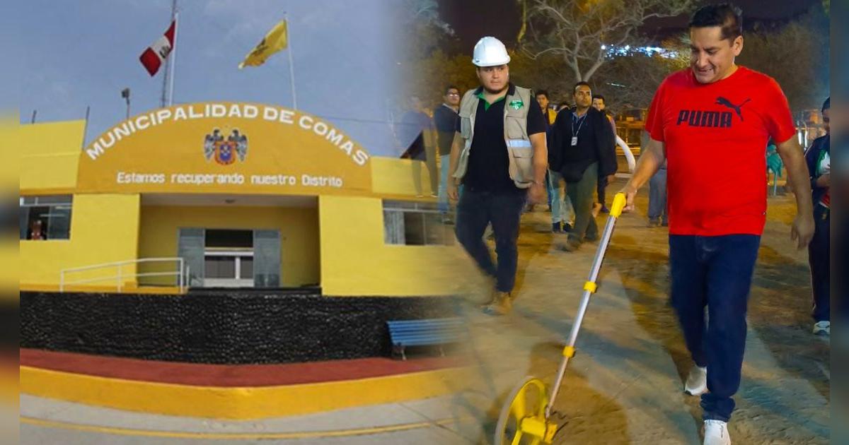 Vecinos de Comas son beneficiados con esta obra promovida por la municipalidad: 