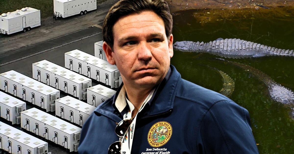 Ron DeSantis lo revela: 'Alligator Alcatraz', el nuevo centro de detención de ICE, estará listo en esta fecha clave