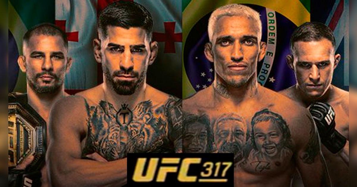 UFC 317 EN VIVO, Ilia Topuria vs Charles Oliveira: cartelera, hora, canal y dónde ver pelea