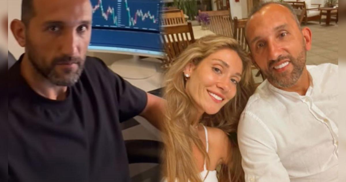 Hernán Barcos tiene singular reacción con Giuli Cunha durante grabación: 