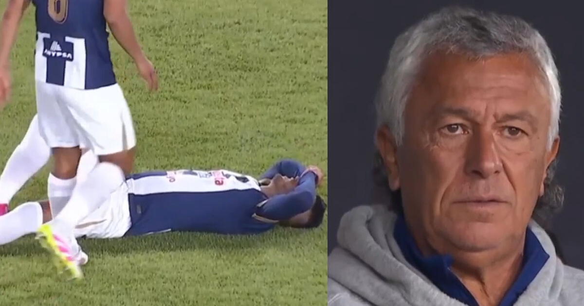 Carlos Zambrano genera alarma en Alianza con lesión y así reaccionó Gorosito tras su cambio