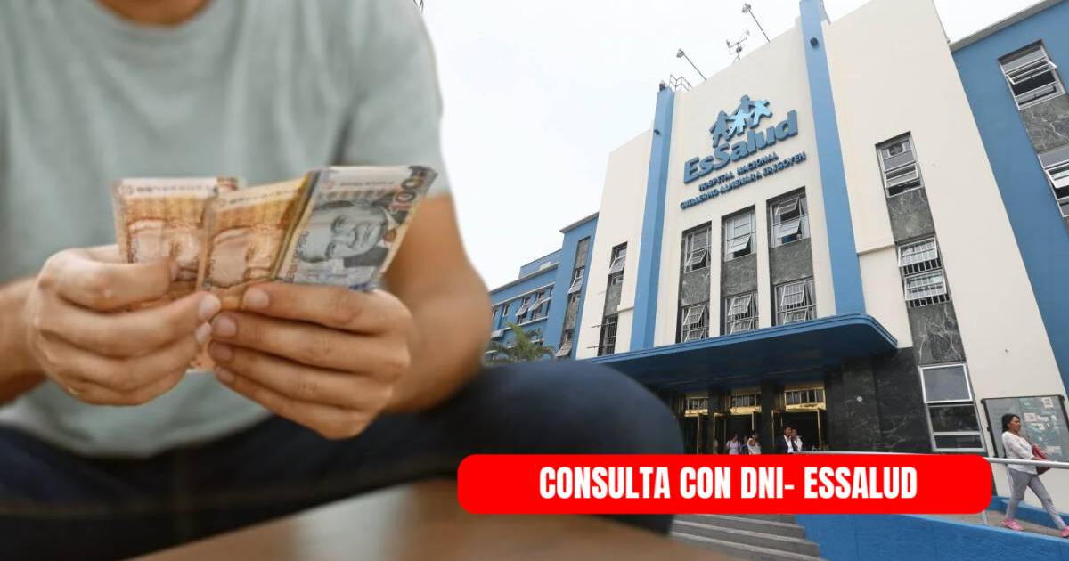 Consulta los 4 subsidios activos que puedes cobrar vía EsSalud en julio de 2025