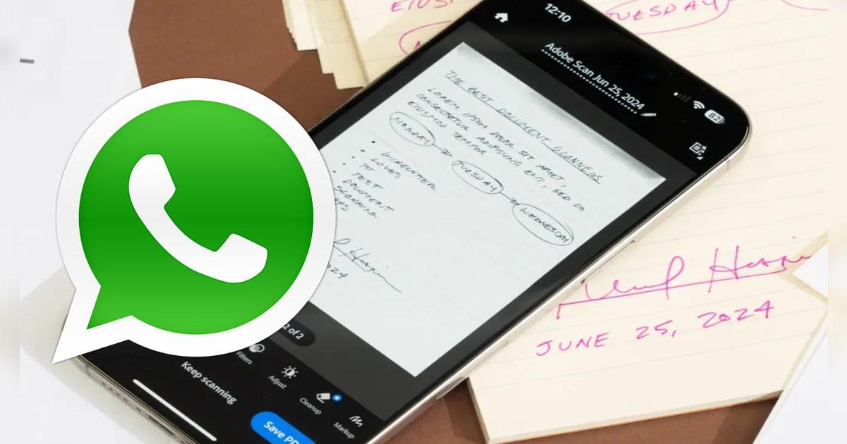 El efectivo truco para convertir la cámara de WhatsApp en un poderoso escáner de documentos