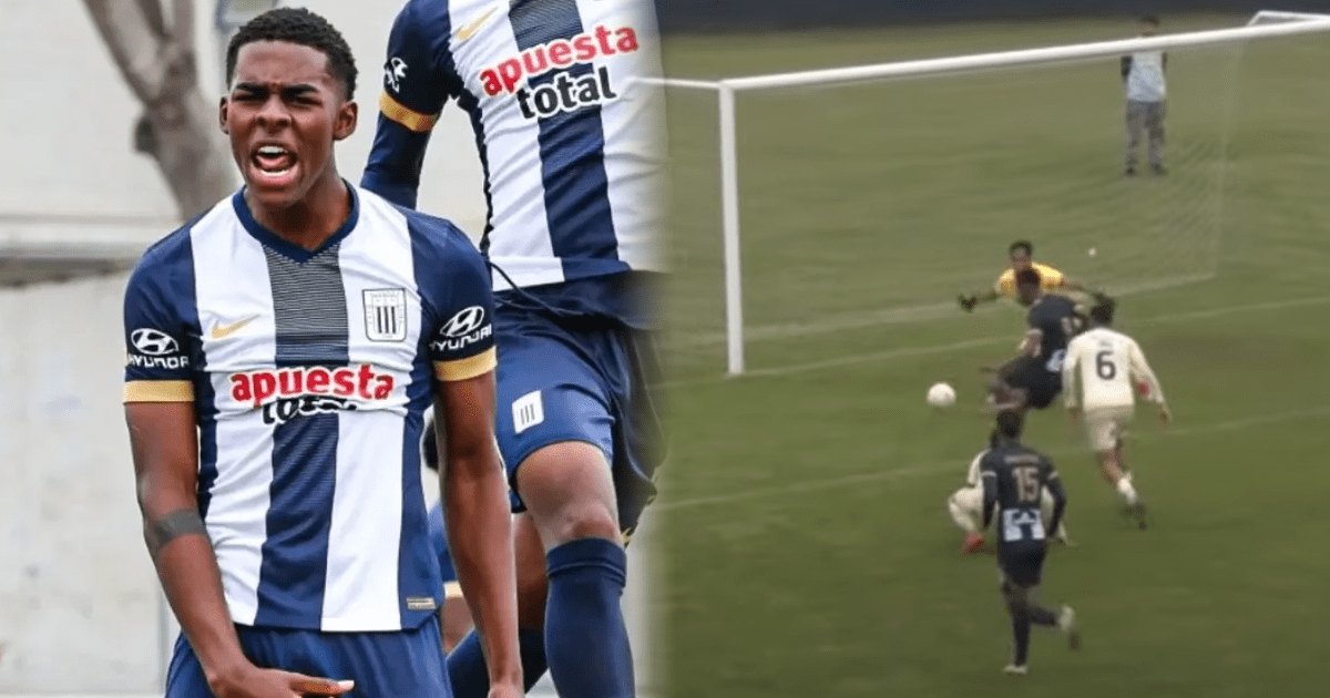 Víctor Guzmán anotó sensacional gol a Universitario en su último partido con Alianza Lima