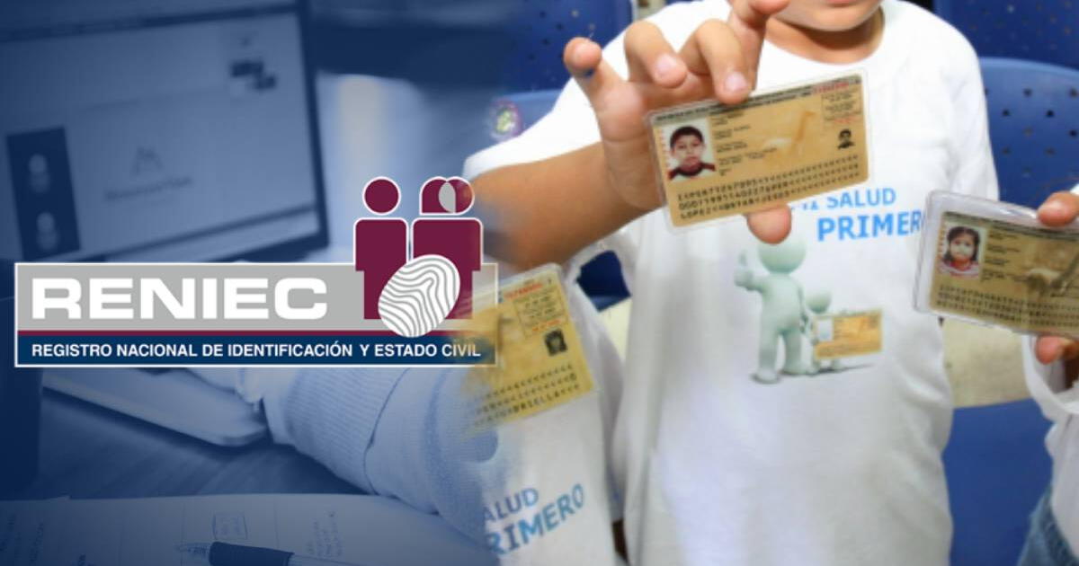 Última oportunidad para aprovechar este beneficio de RENIEC: HOY termina vigencia de campaña para menores