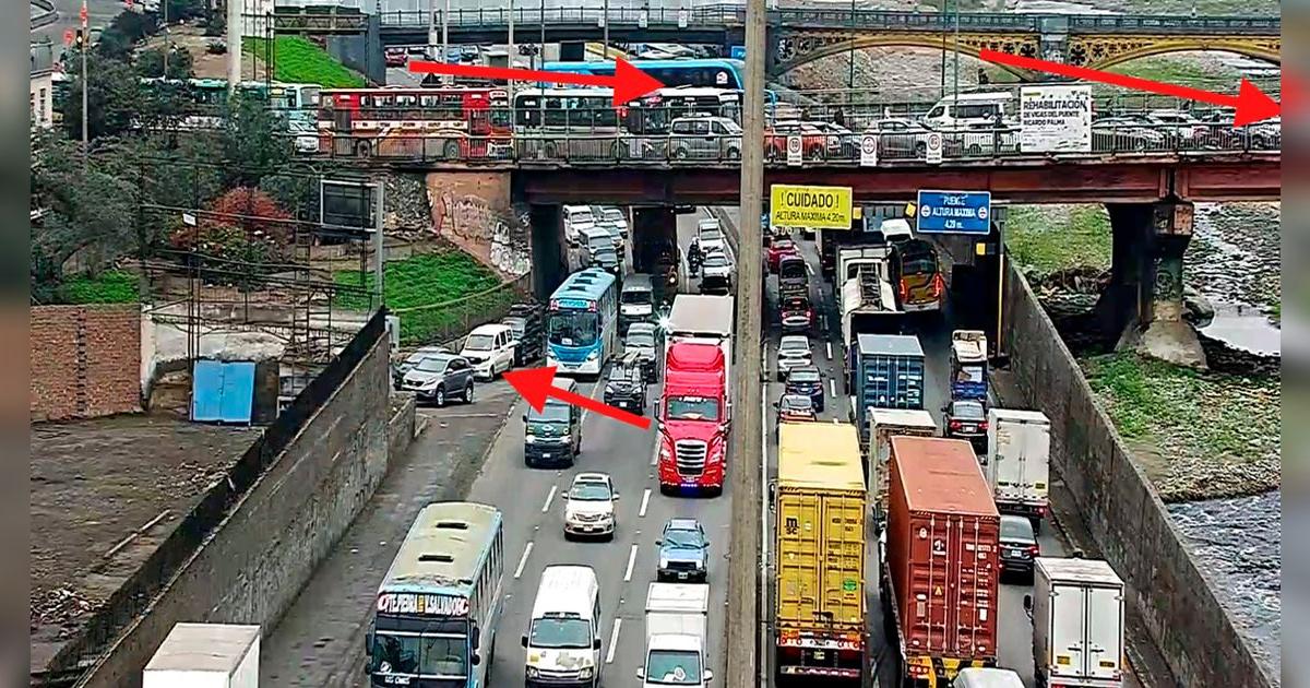 Última hora: se confirma congestión vehicular en Evitamiento con sentido de sur a norte, ¿por qué?