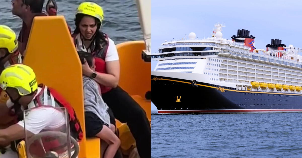 Trágico accidente en el Disney Dream Cruise: niña cayó por la borda y su padre salta para poder rescatarla