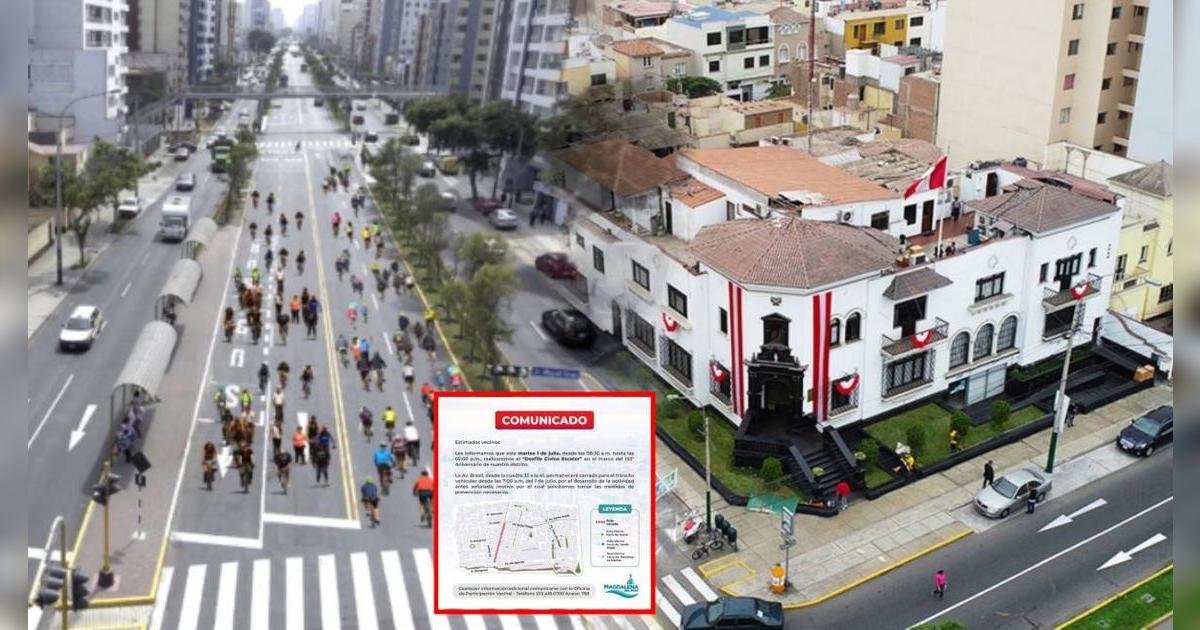 Confirmado | Parte de la Av. Brasil estará CERRADA este 1 de julio: estas son las rutas alternas