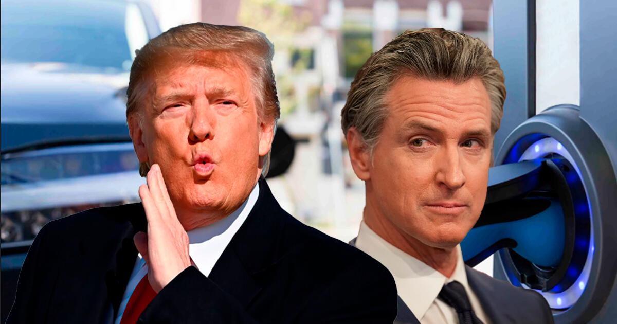 La peor NOTICIA para Newsom: Trump bloquea ley que rechaza autos de gasolina en California