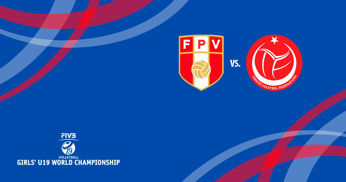 ¿A qué hora juega Perú vs Turquía HOY y dónde ver EN VIVO el Mundial Sub 19 de Vóley Femenino?