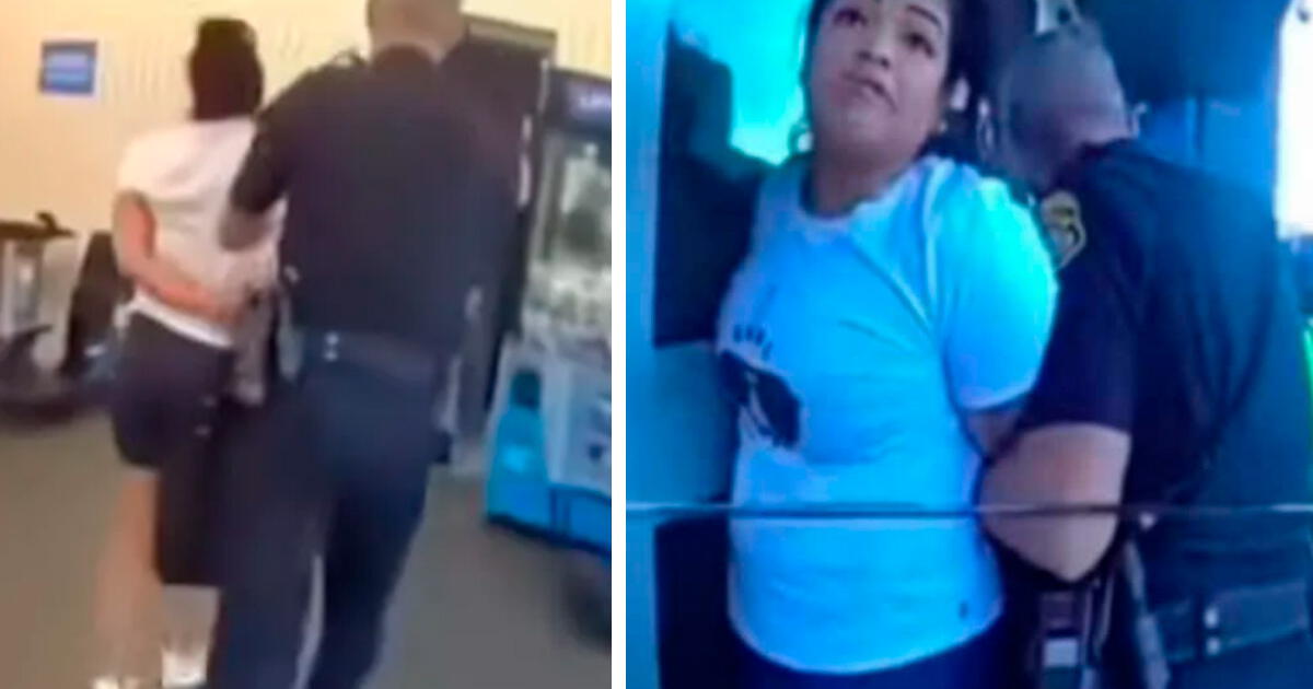 Walmart: la desgarradora escena que protagonizó mujer tras ser arrestada por robo
