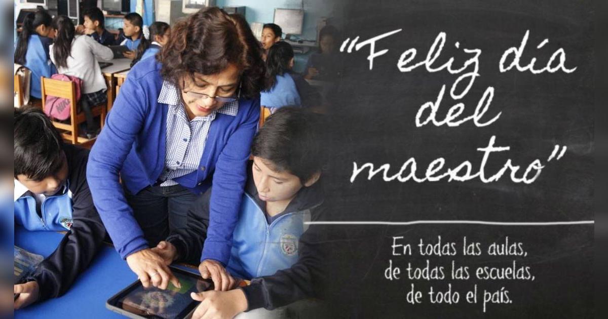 Poemas y dedicatorias para el Día del Maestro en Perú 2025