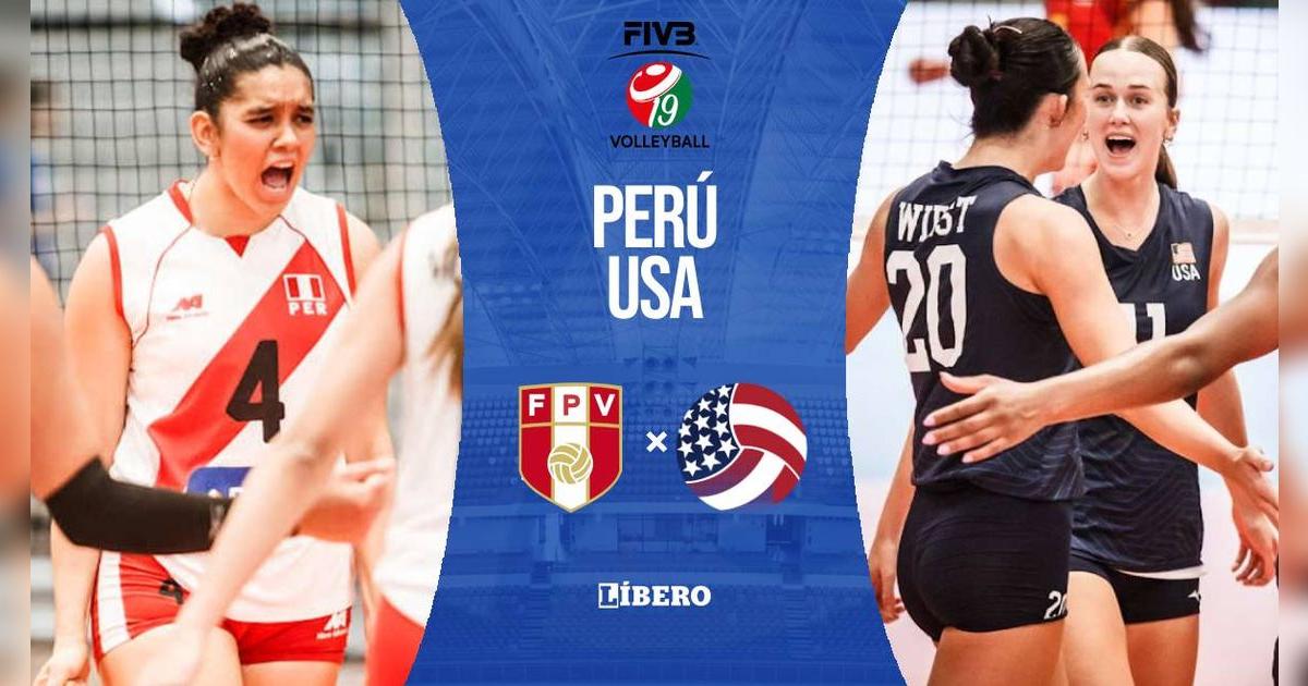 Perú vs Estados Unidos EN VIVO por Mundial de Vóley Sub 19: cuándo juegan, hora y dónde ver