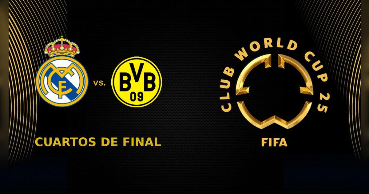 ¿A qué hora juega Real Madrid vs. Dortmund y dónde ver partido por el Mundial de Clubes?