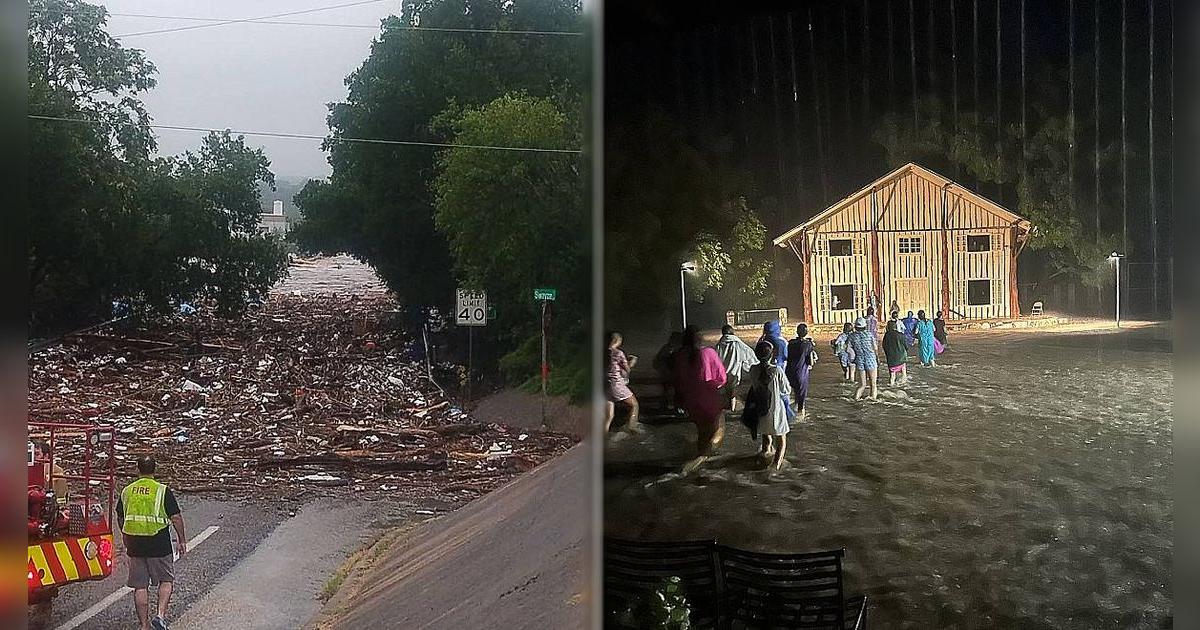 Tragedia en Texas: inundación deja más de 20 muertos y niños desaparecidos en la noche del 4 de julio