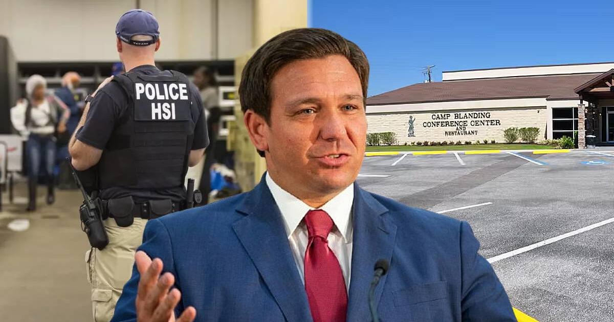 Malas noticias inmigrantes: Ron DeSantis refuerza sus políticas y prometió la construcción de otro centro de detención