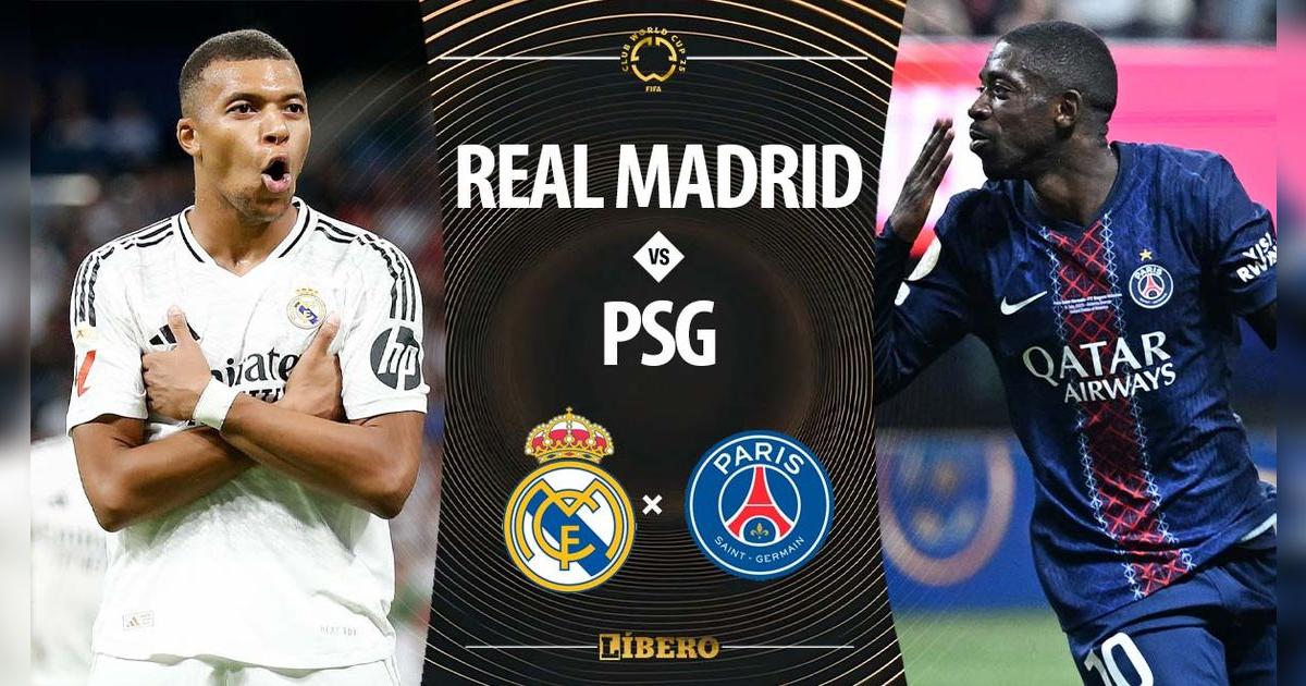 Real Madrid vs. PSG EN VIVO por semifinal del Mundial de Clubes: hora, canal y pronóstico