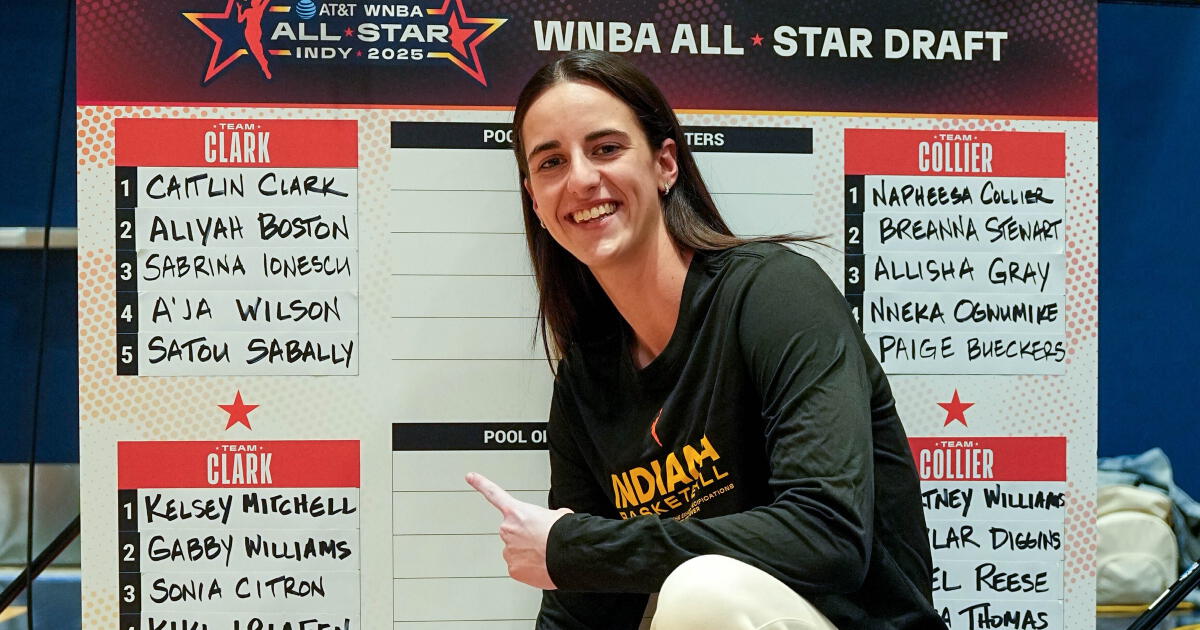 Caitlin Clark regresó al juego y armó su equipo con un solo objetivo: ganar el All-Star Game 2025 de la WNBA