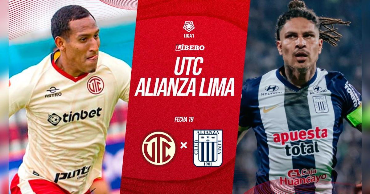 Alianza Lima vs. UTC EN VIVO por Liga 1: alineaciones, horarios y dónde ver partido