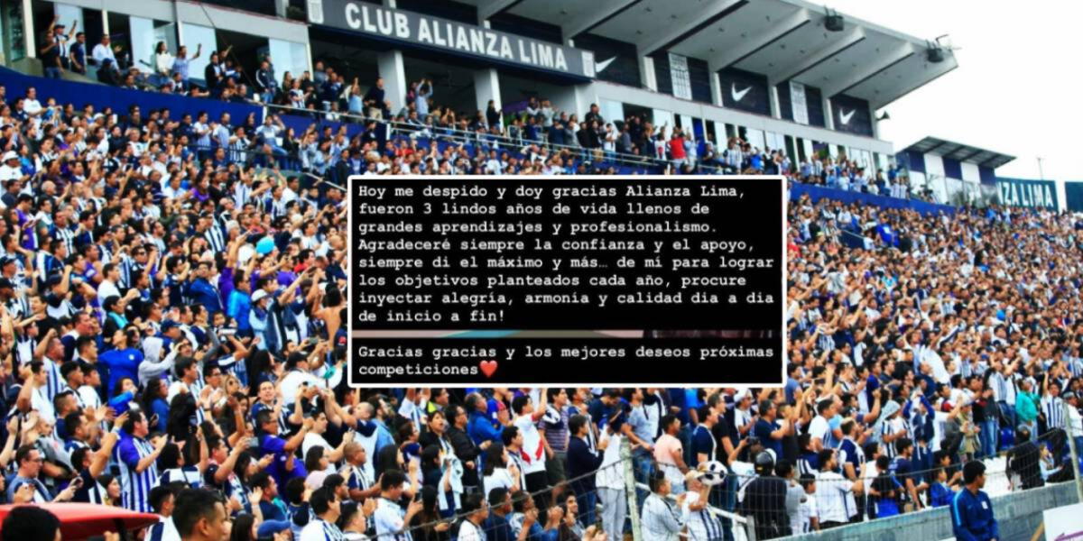 Pieza clave de Alianza Lima anunció su salida de forma inesperada: 