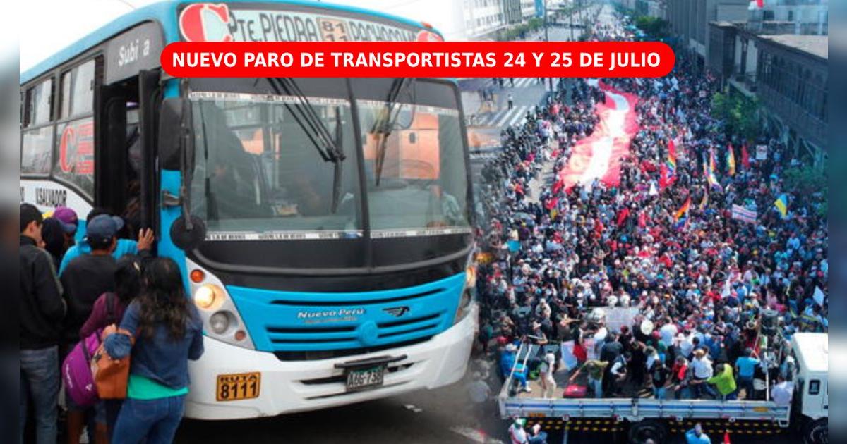 Paro de transportistas 24 y 25 de julio: Convocan a una nueva protesta ante extorsiones