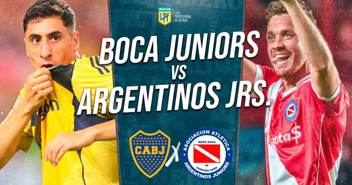 Boca vs. Argentinos Juniors EN VIVO: hora y canal para ver el Torneo Clausura de Argentina