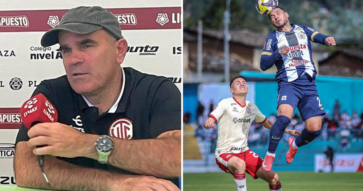 DT de UTC, Pablo Bossi, dejó firme comentario sobre Alianza Lima tras empate: 