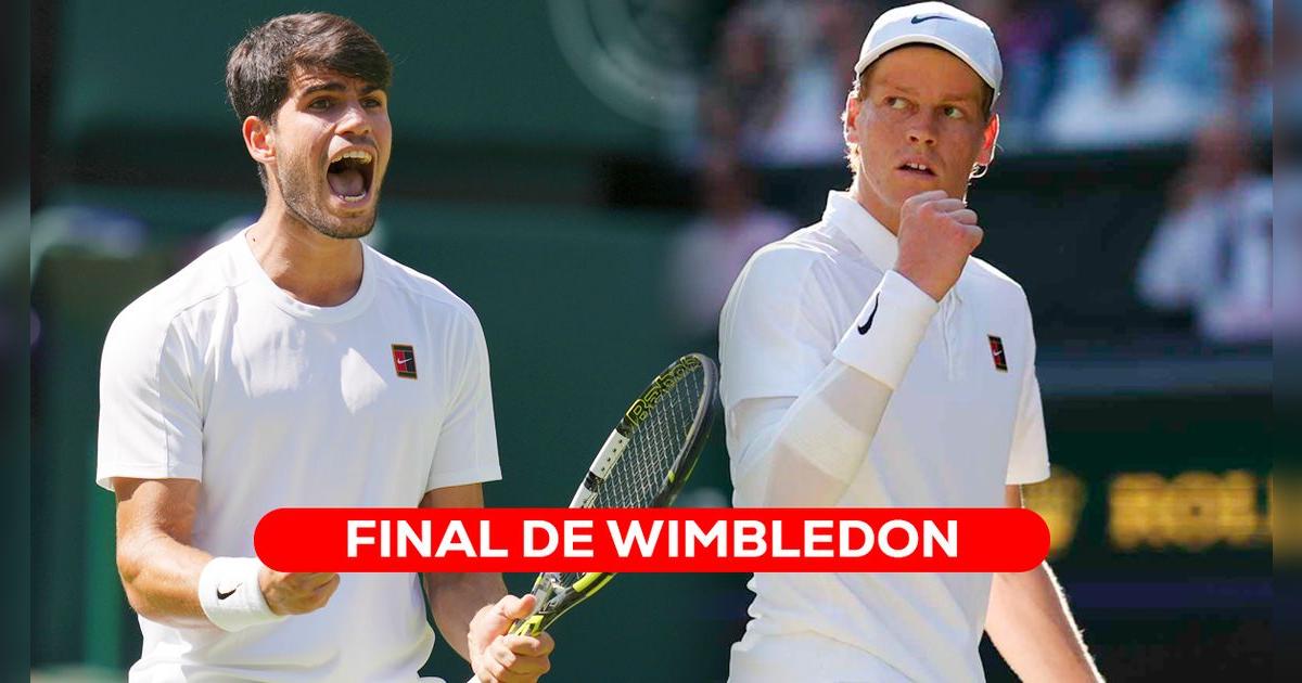 Sinner vs. Alcaraz: ¿A qué hora es la final masculina de Wimbledon y dónde ver vía streaming?