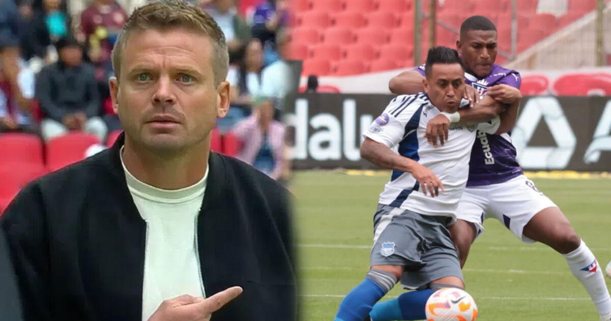 DT de Emelec, Cristian Nasuti, dio firme respuesta tras cambiar a Cueva ante LDU: 