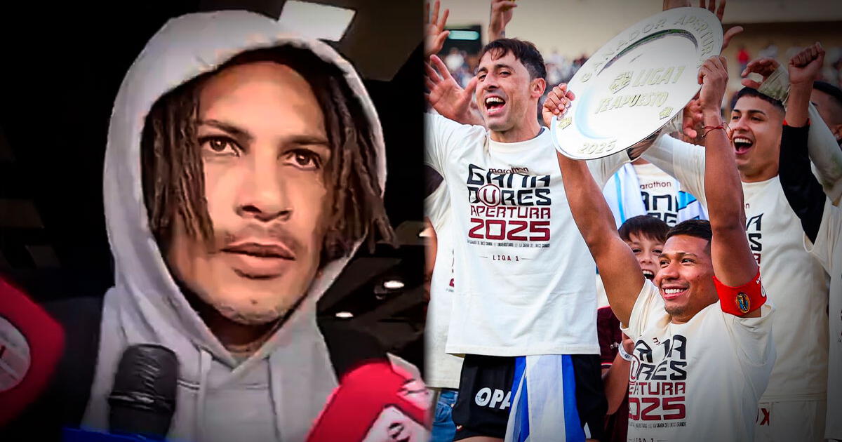 Paolo Guerrero tuvo inesperada reacción tras ver campeón a Universitario del Torneo Apertura