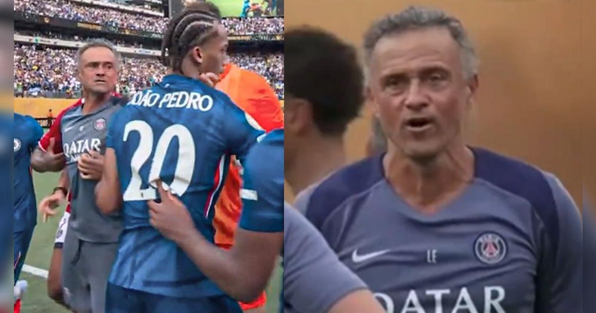 Luis Enrique explicó por qué atacó a Joao Pedro tras perder la final del Mundial de Clubes