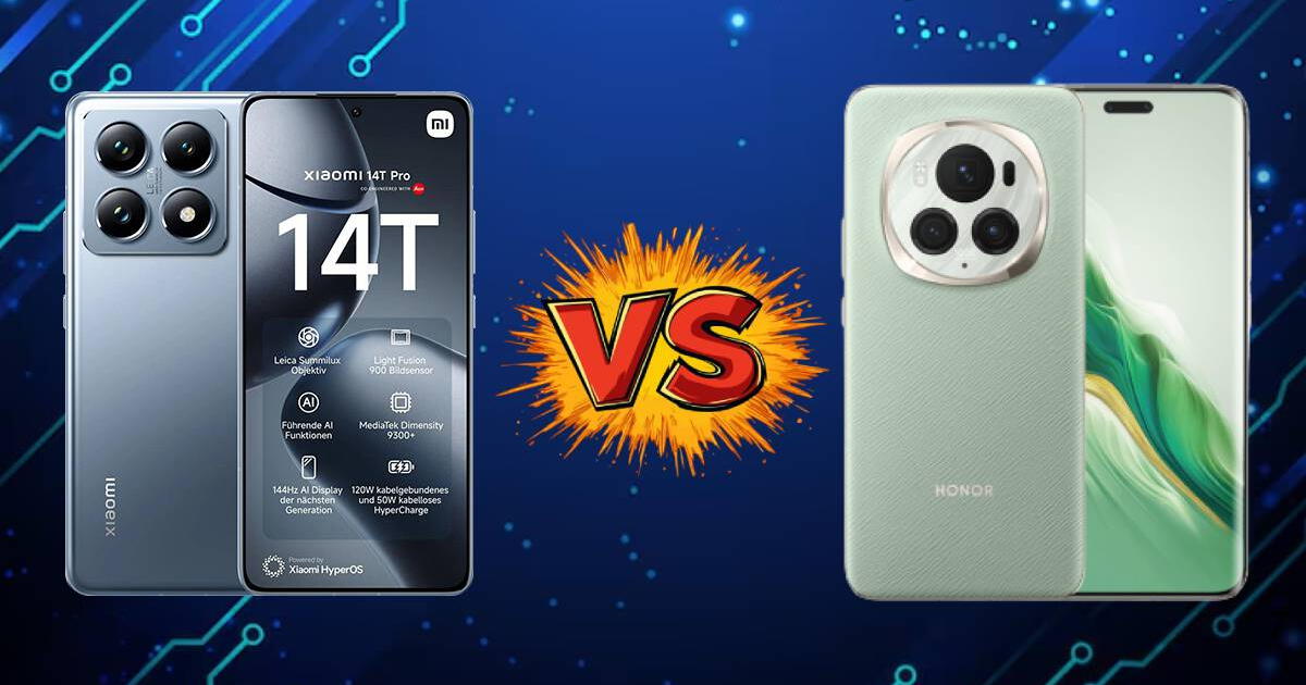 Xiaomi 14T Pro vs. Honor Magic 6 Pro: ¿cuál de estos Android de gama alta me conviene comprar en 2025?
